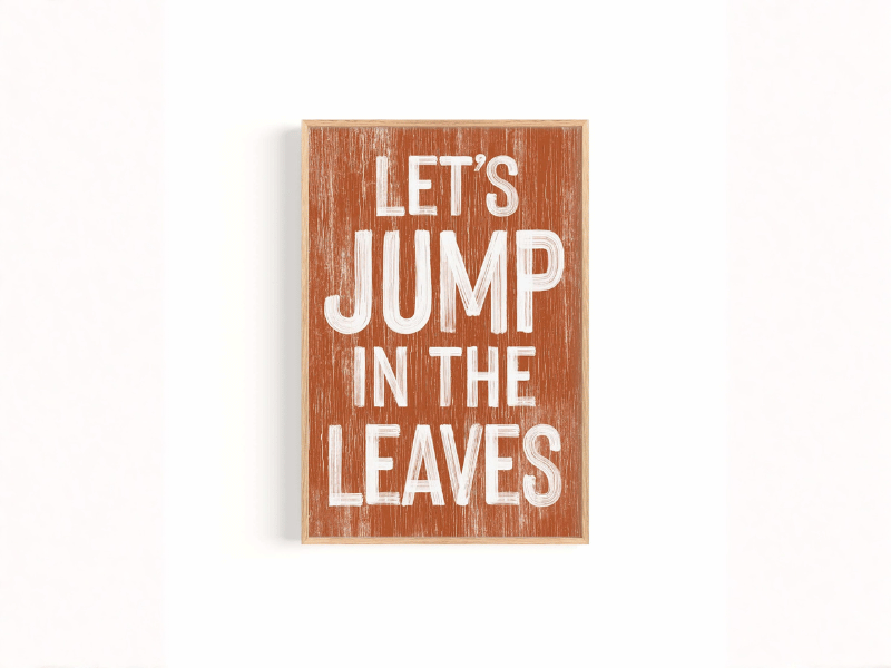 Let's Jump in the Leaves