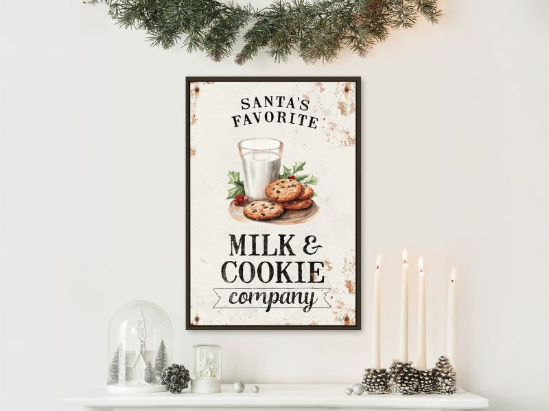 Vintage Christmas Poster
