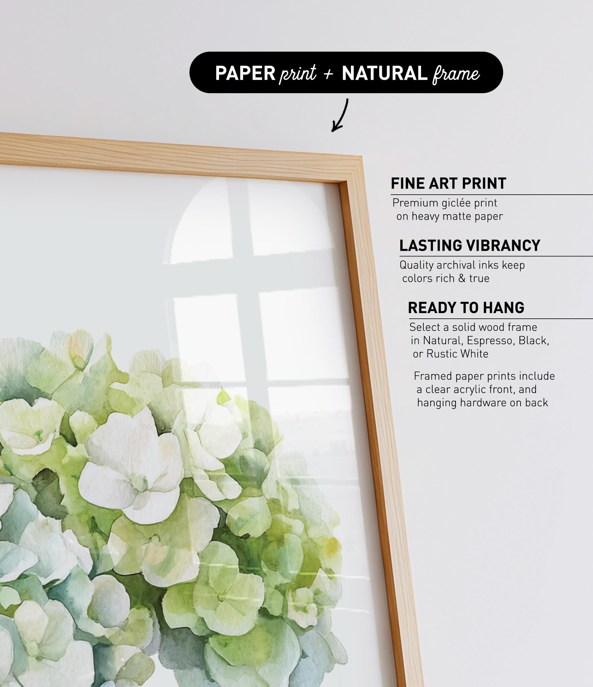 The image is a collage of various watercolor paintings, including a close-up of a green and white flower arrangement.