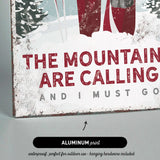 a sign that says the mountains are calling and i must go