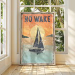 a painting of a sailboat on a sunny day