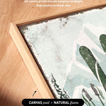 a picture of a painting on a wooden frame