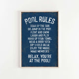 a blue and white poster with a poem on it