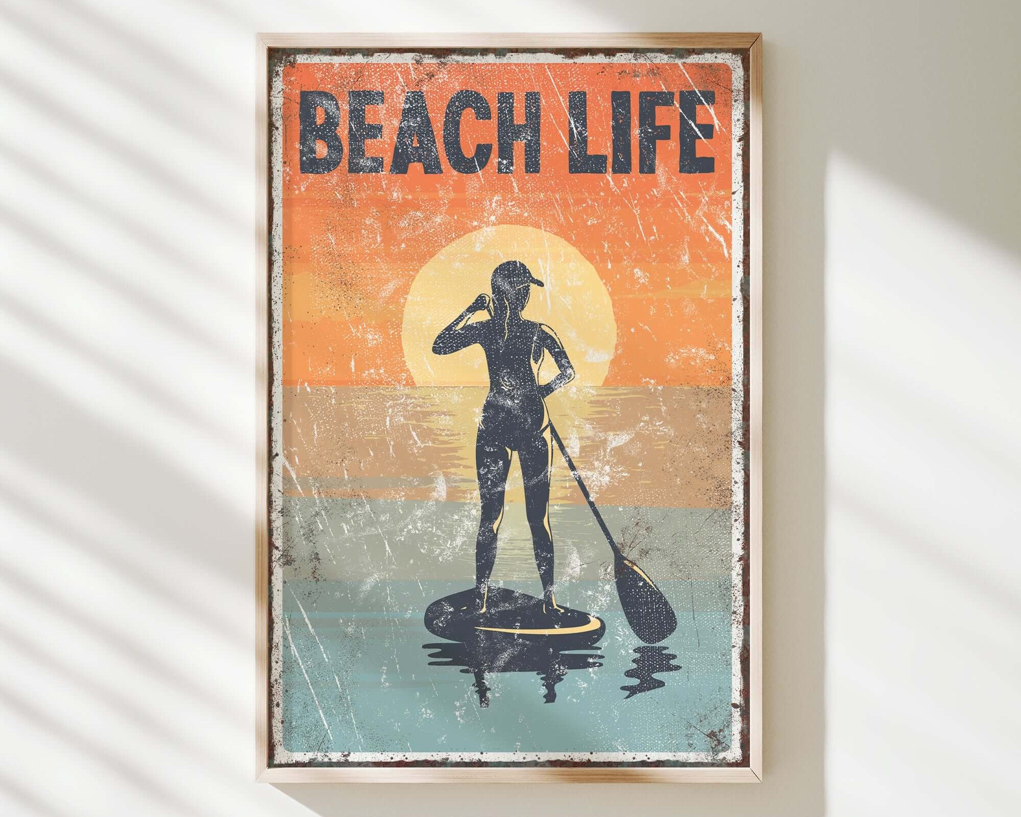 a picture of a man standing on a surfboard