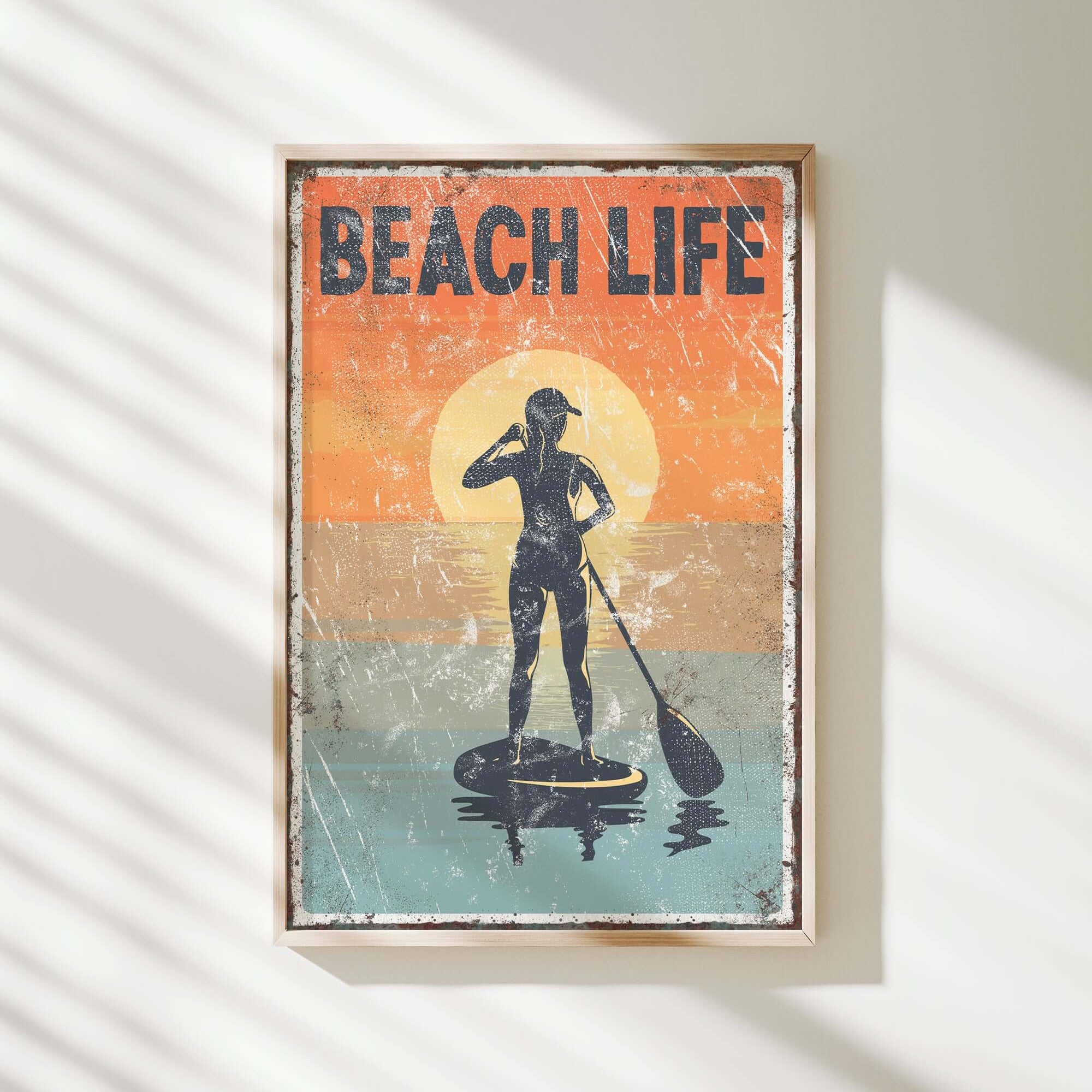 a picture of a man standing on a surfboard