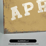 The image is an aluminum print that is waterproof and perfect for outdoor use, as well as including hanging hardware.