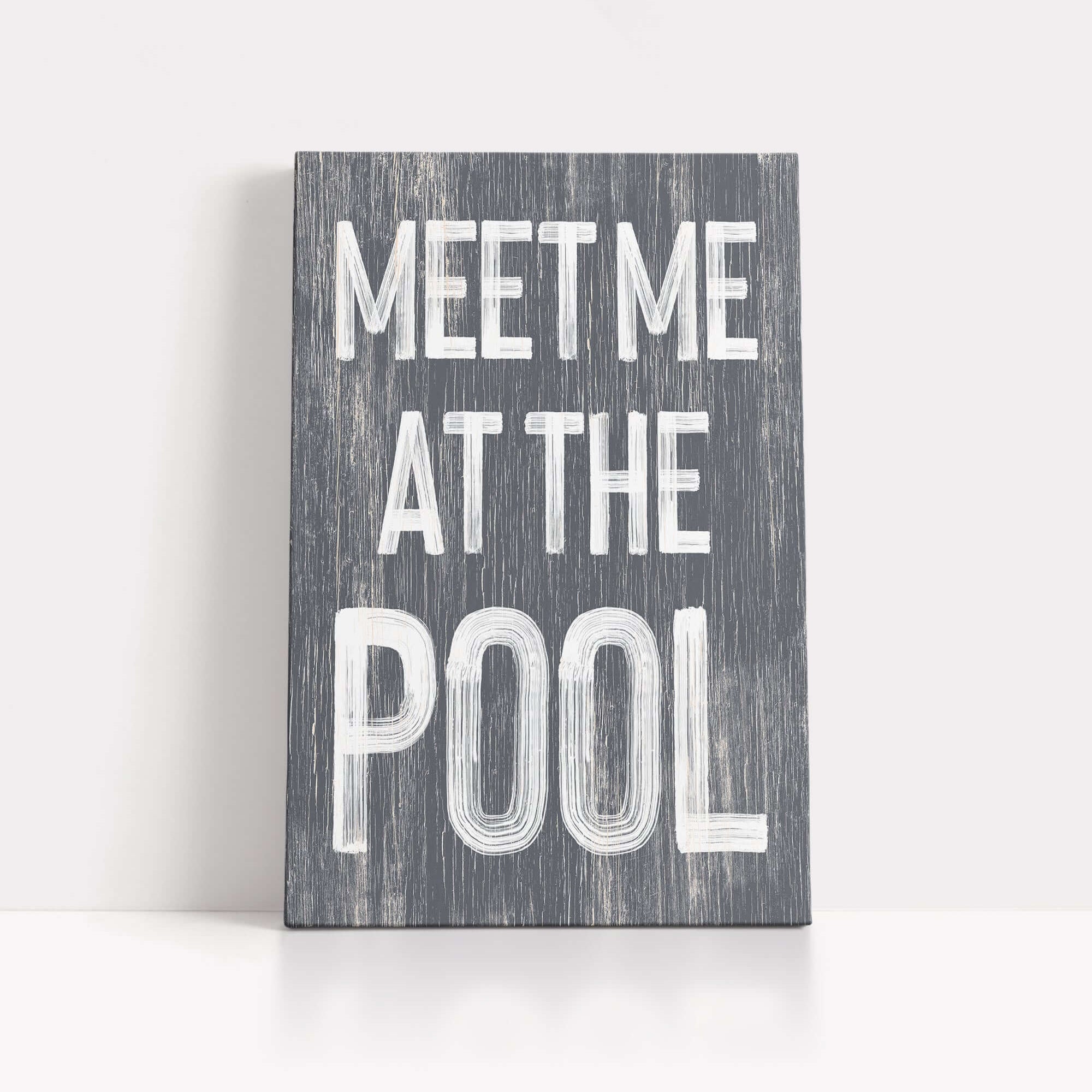 Meet Me at the Pool Sign, Sage