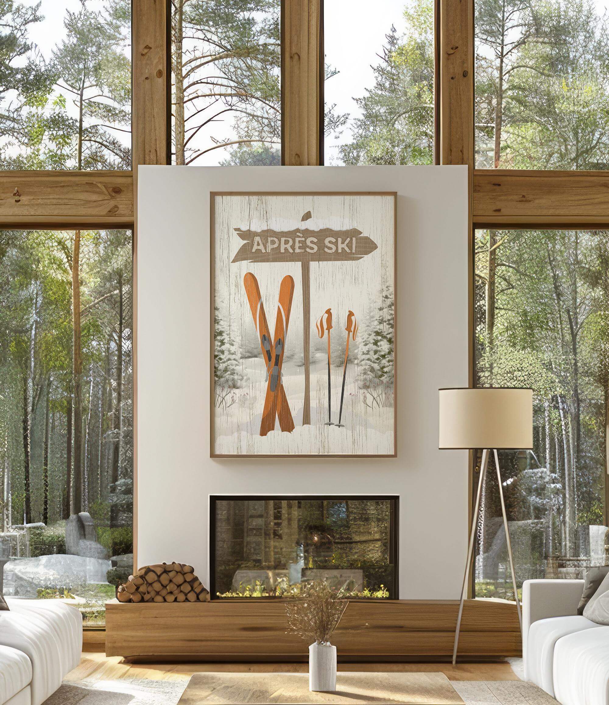a living room filled with furniture and a fire place