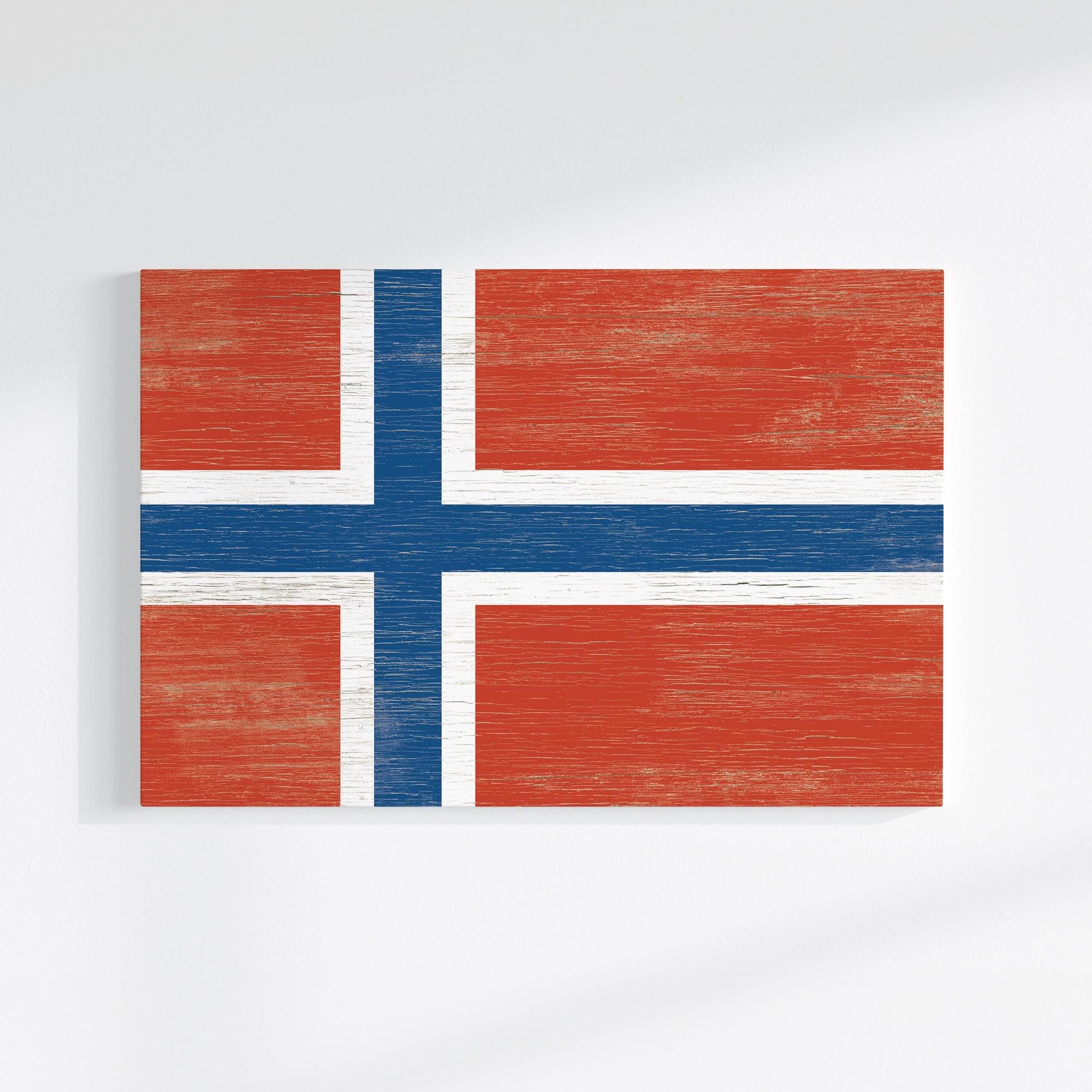 a picture of a flag on a white wall