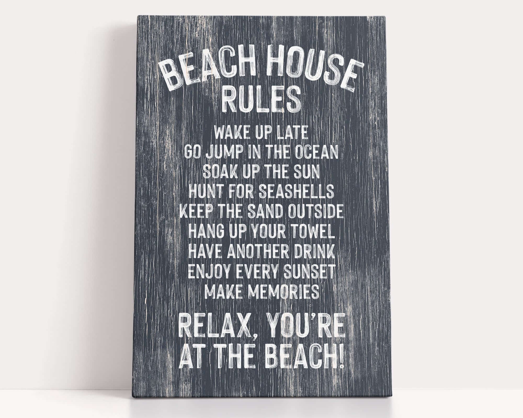 Beach House Rules