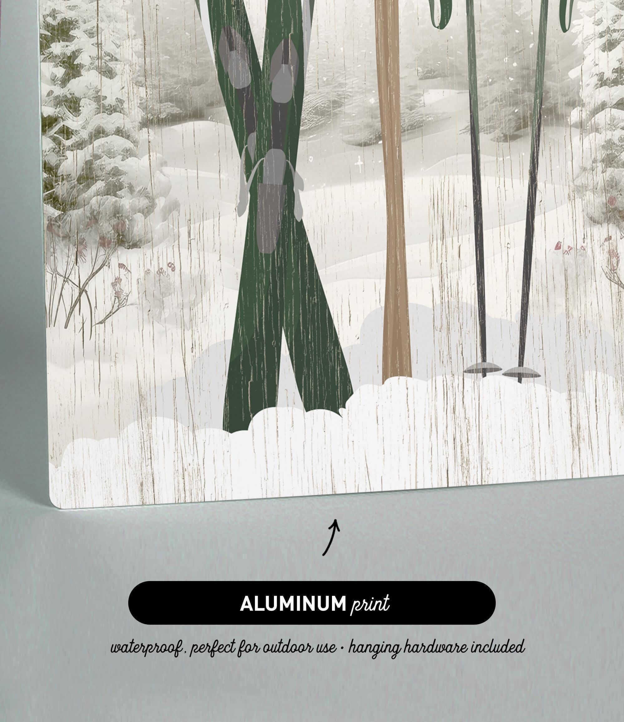 a picture of a pair of skis in the snow