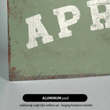 The image is an aluminum print that is waterproof and perfect for outdoor use, as well as hanging hardware.