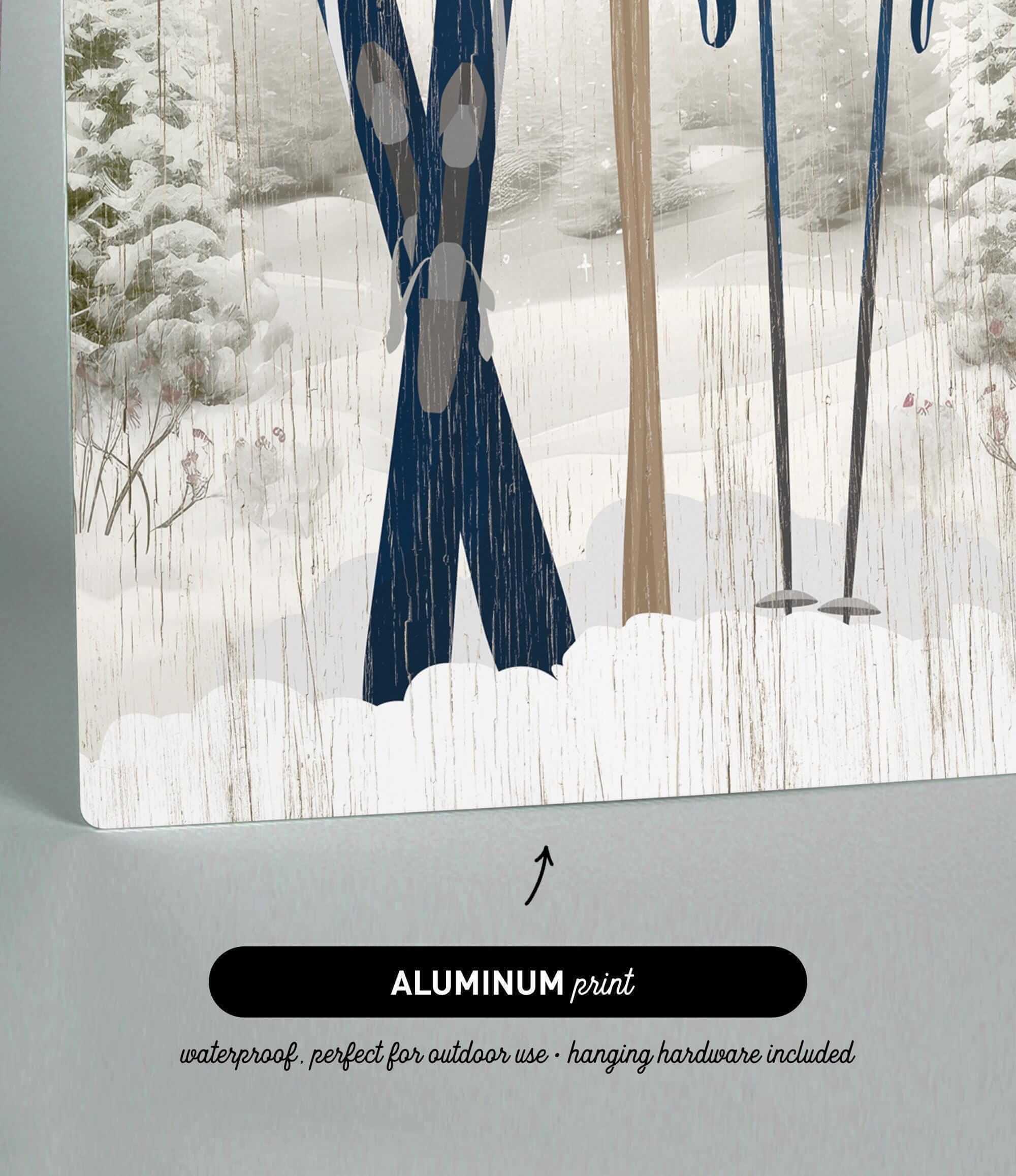 a picture of a pair of skis in the snow