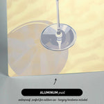 The image is an aluminum print that is waterproof and perfect for outdoor use, as well as hanging hardware.