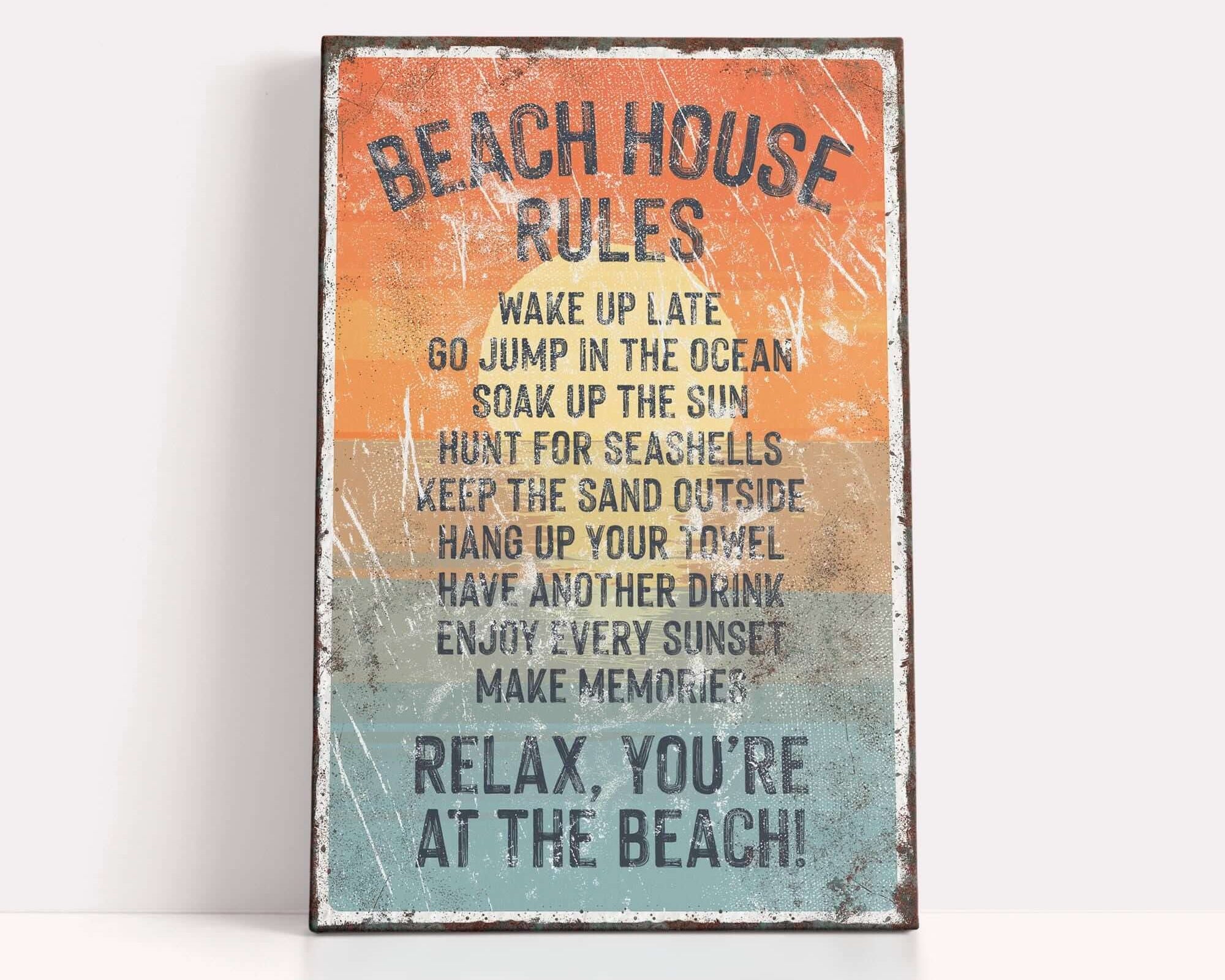 Beach House Rules