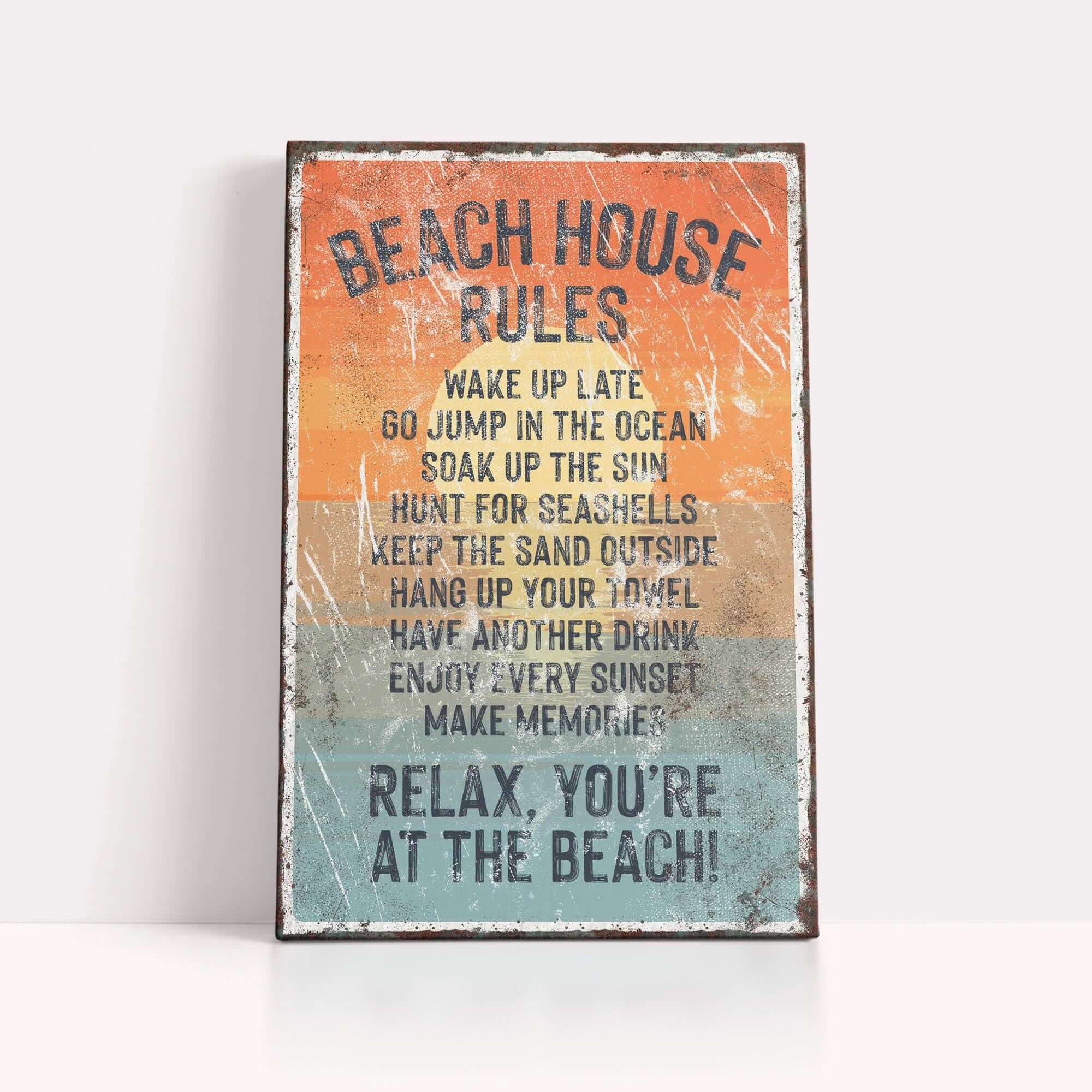 Beach House Rules