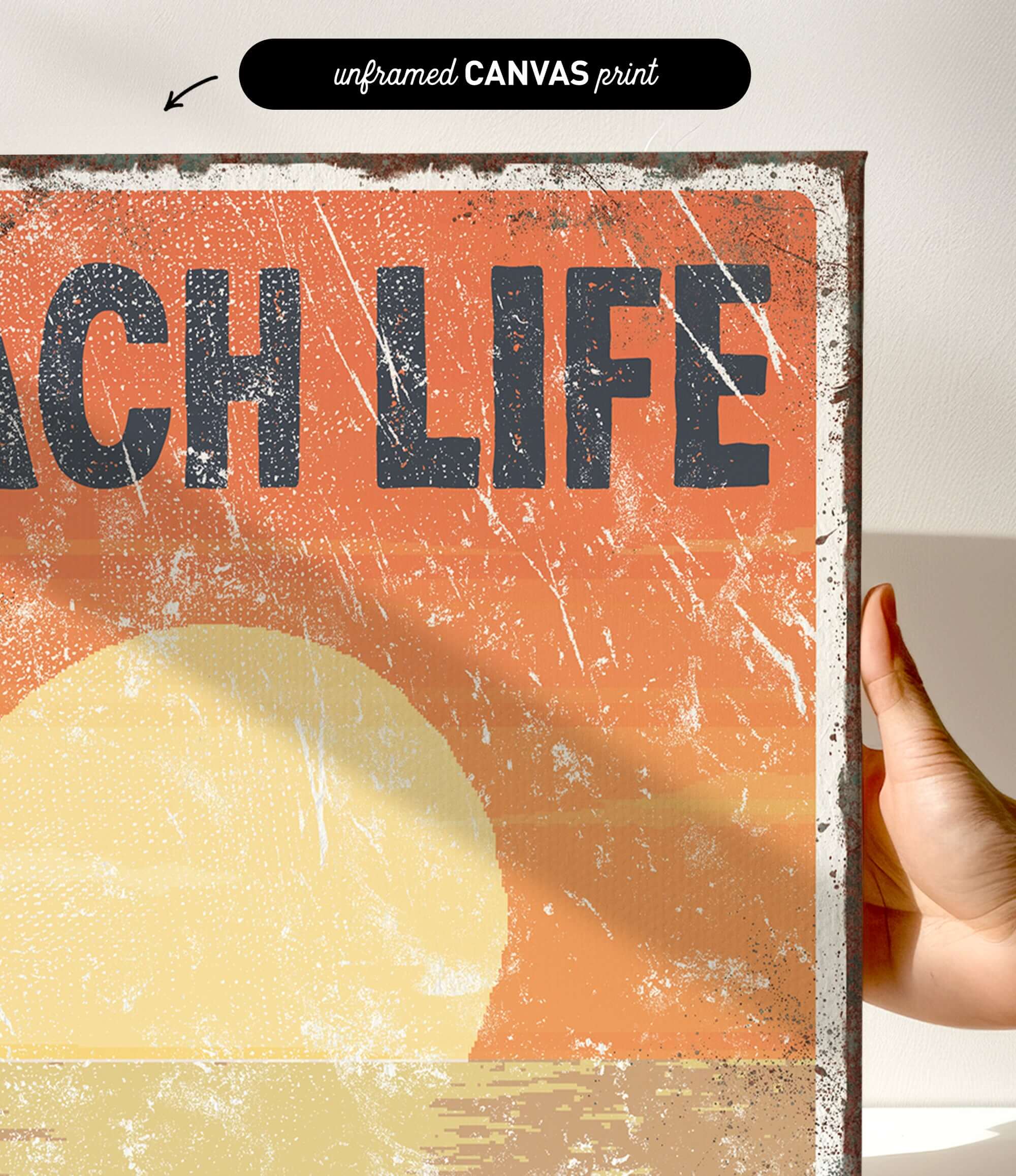 a person holding up a sign that says teach life