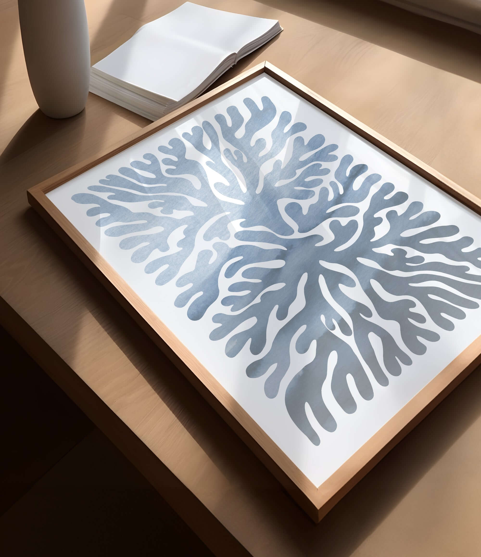 a picture of a sea coral on a table