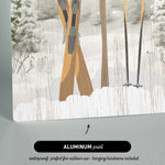 a picture of a pair of skis in the snow