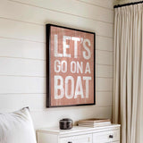 a bedroom with a bed, dresser and a painting on the wall