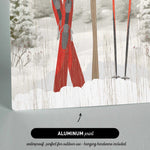 a picture of a pair of skis in the snow