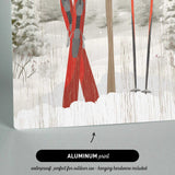 a picture of a pair of skis in the snow