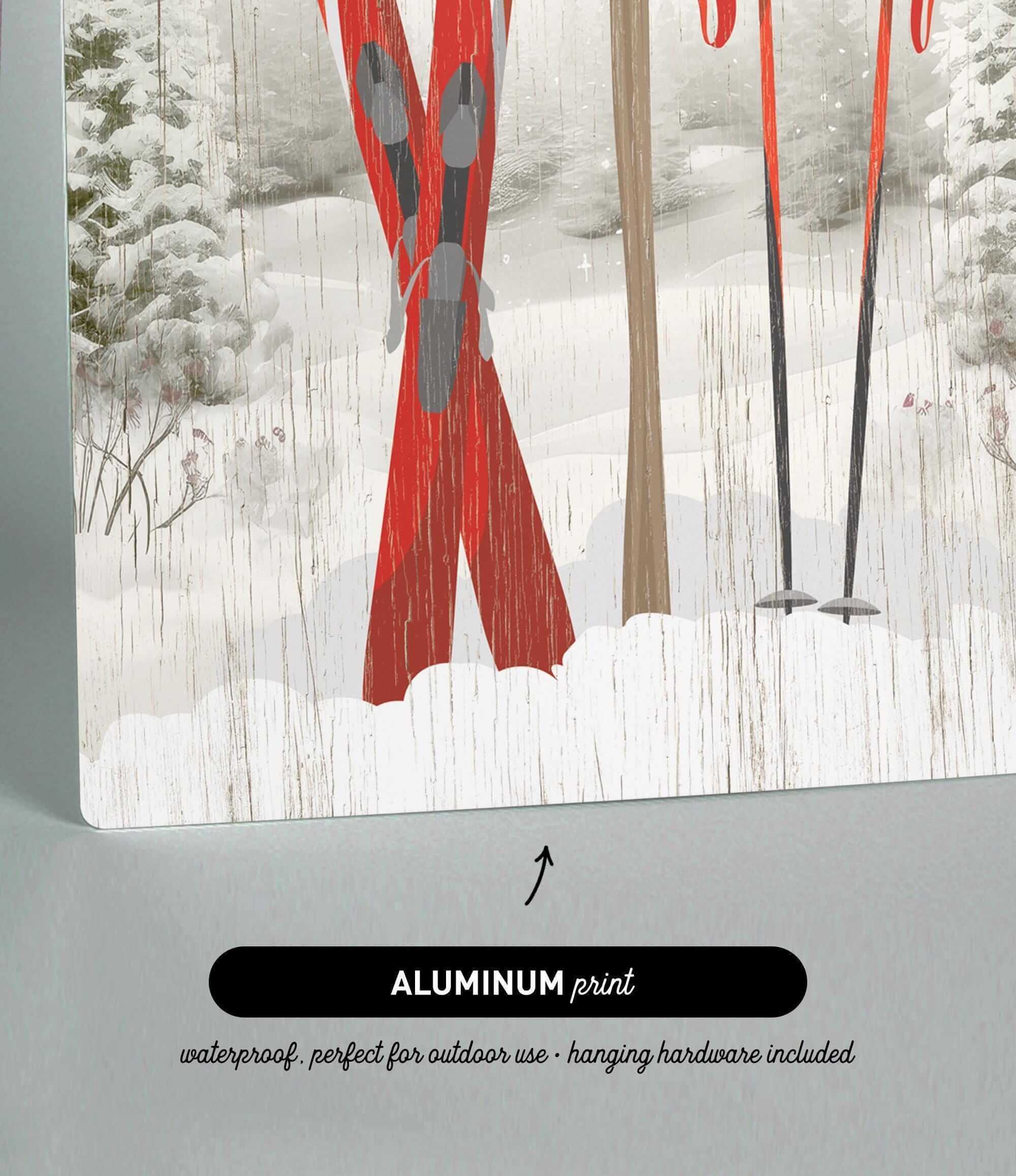 a picture of a pair of skis in the snow