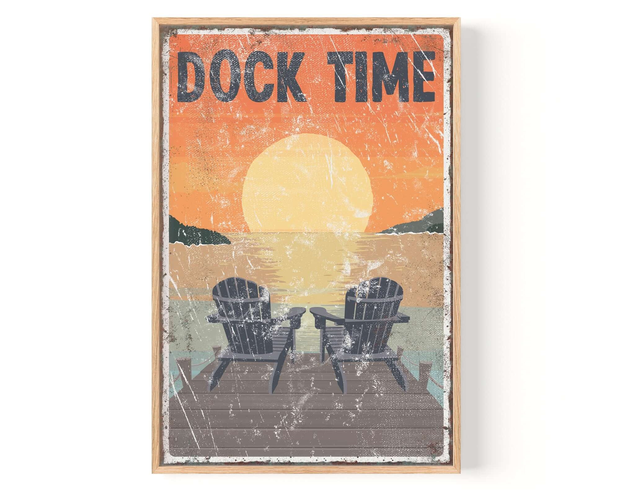 a picture of two chairs sitting on a dock