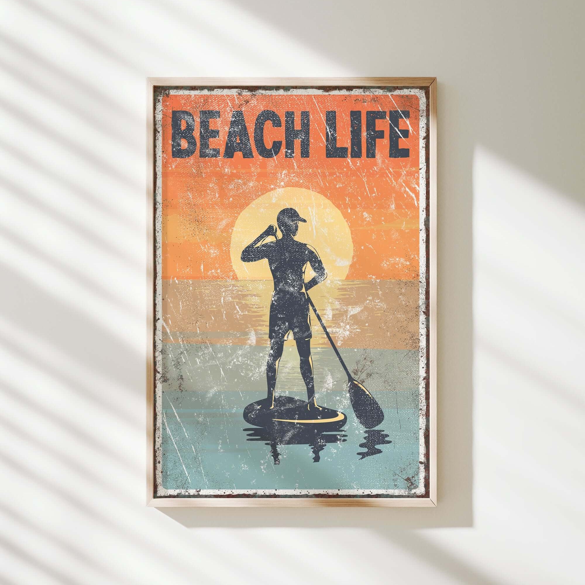 a picture of a man standing on a surfboard