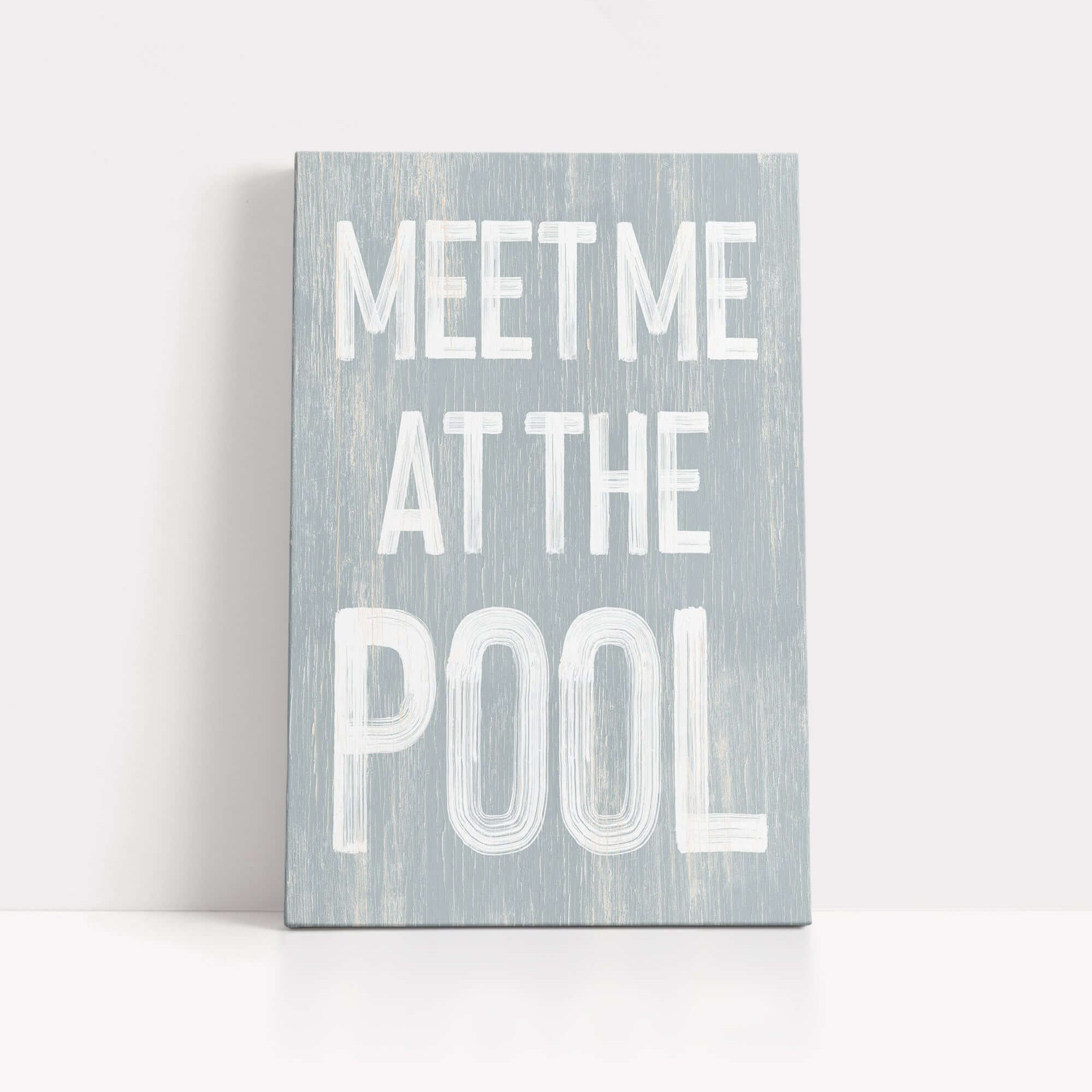 Meet Me at the Pool Sign, Sage