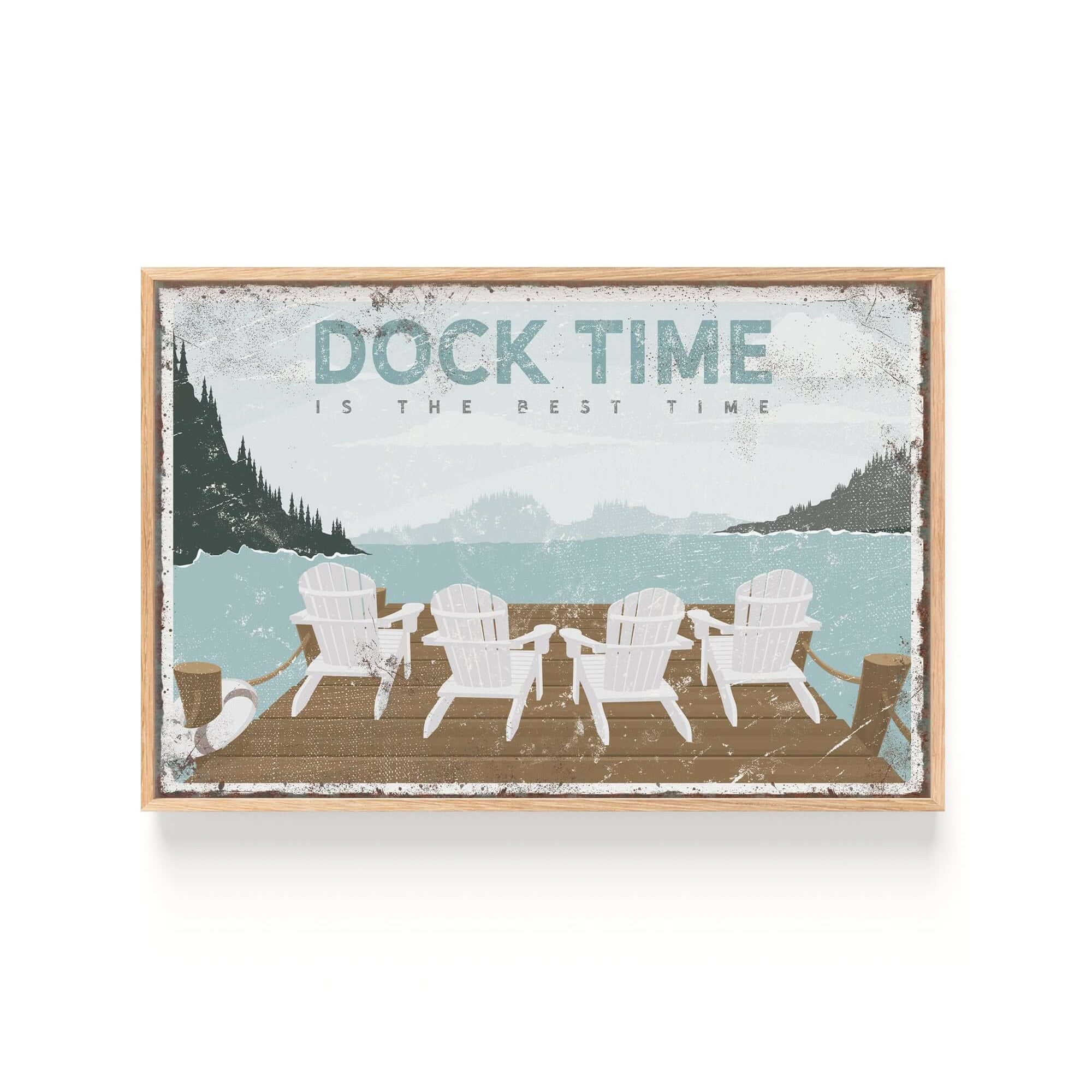 a picture of a group of chairs sitting on a dock