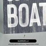 there is a sign that says you can&#39;t buy a boat