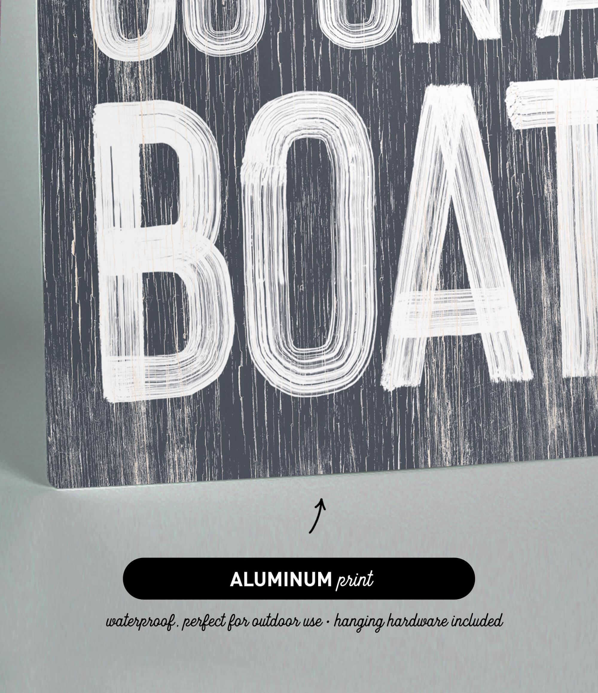 there is a sign that says you can&#39;t buy a boat