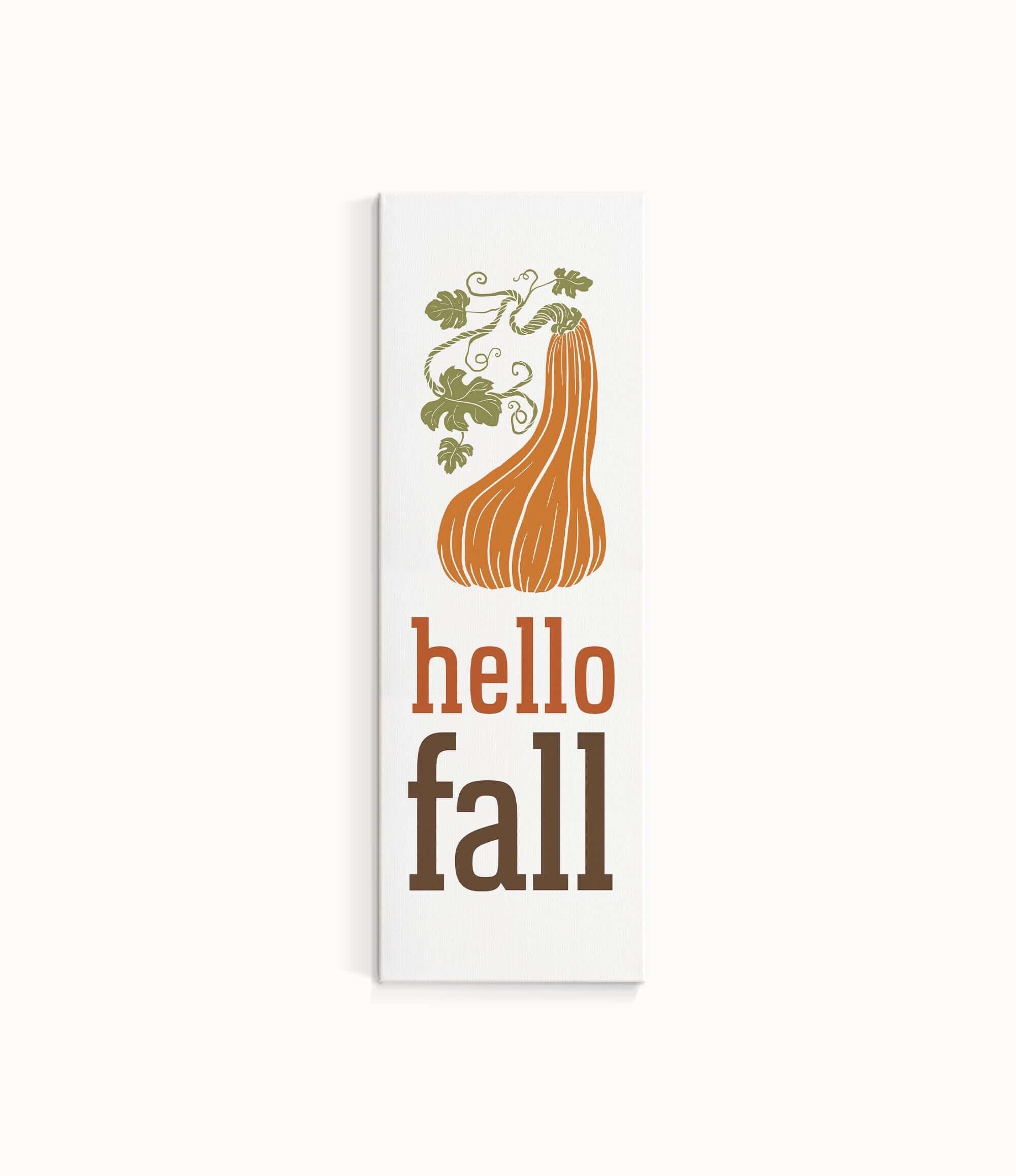 a sticker that says hello fall with a picture of an onion