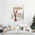 a living room with a couch and a christmas tree