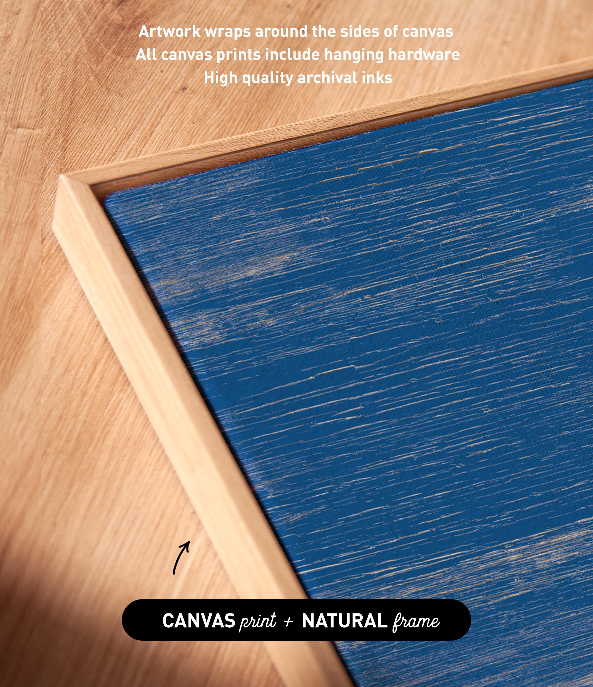 a close up of a wooden table with a blue top
