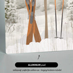 a picture of a pair of skis in the snow