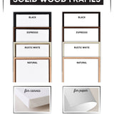 a picture of a bed frame with the words solid wood frames