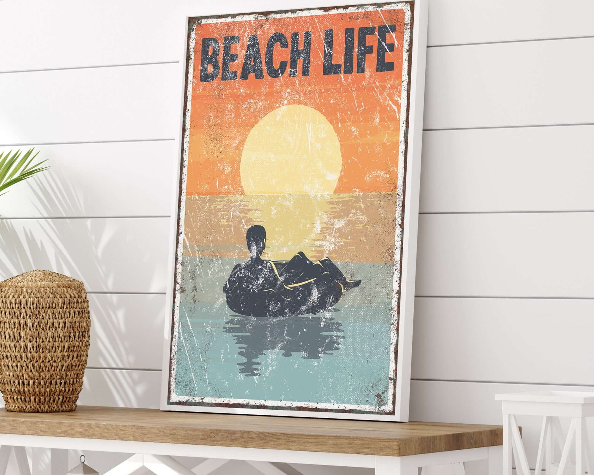 a picture of a poster of a duck swimming in the water