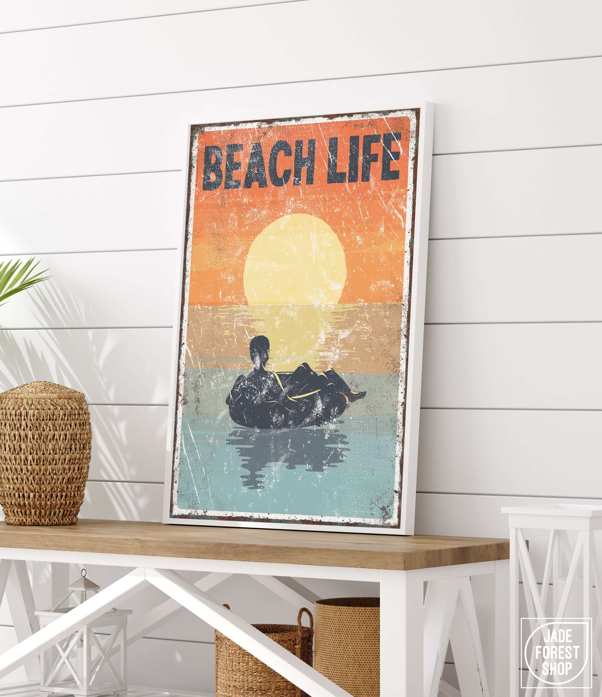 a picture of a poster of a duck swimming in the water