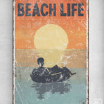 a picture of a man on a surfboard in the water