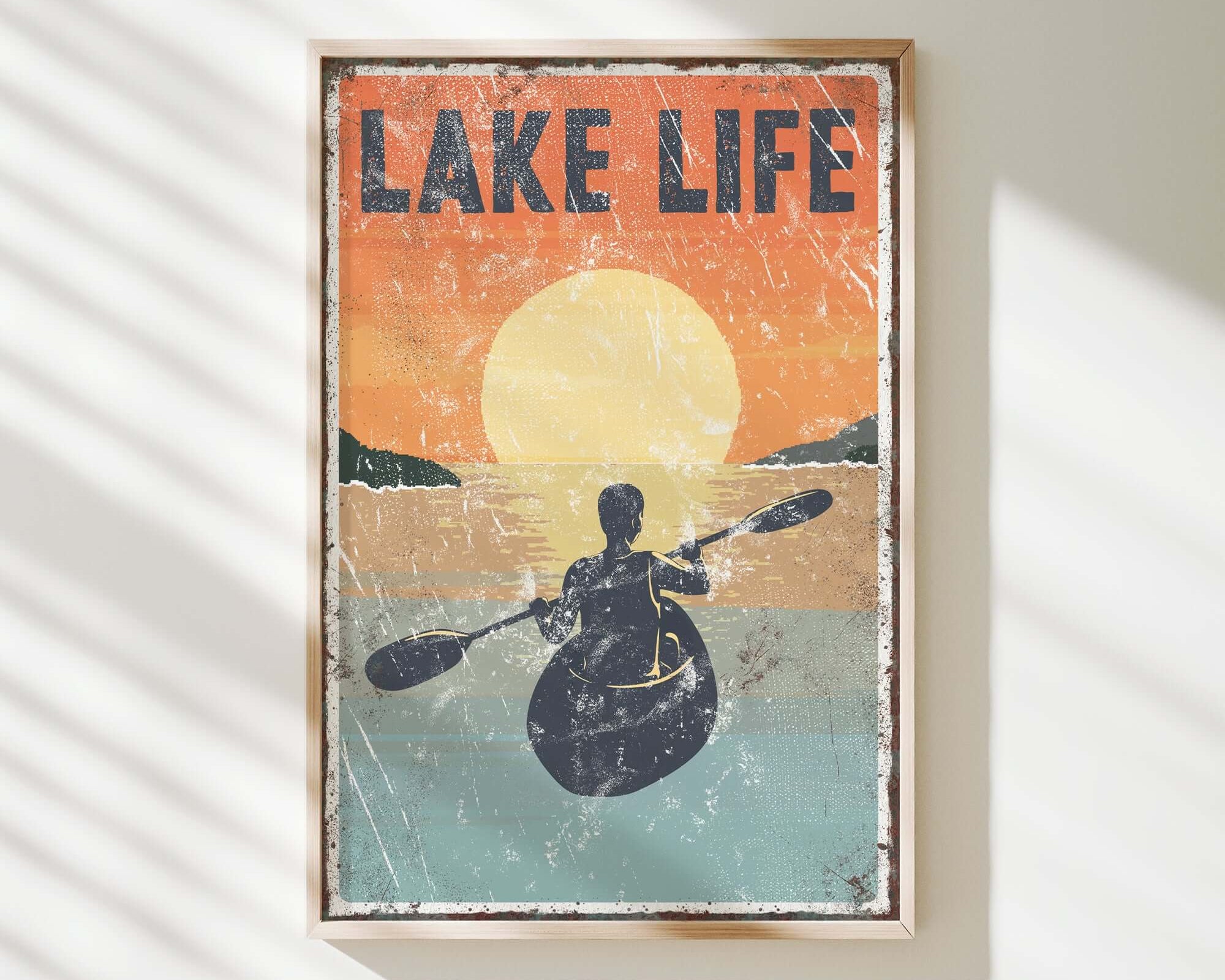 a picture of a person in a kayak on the water