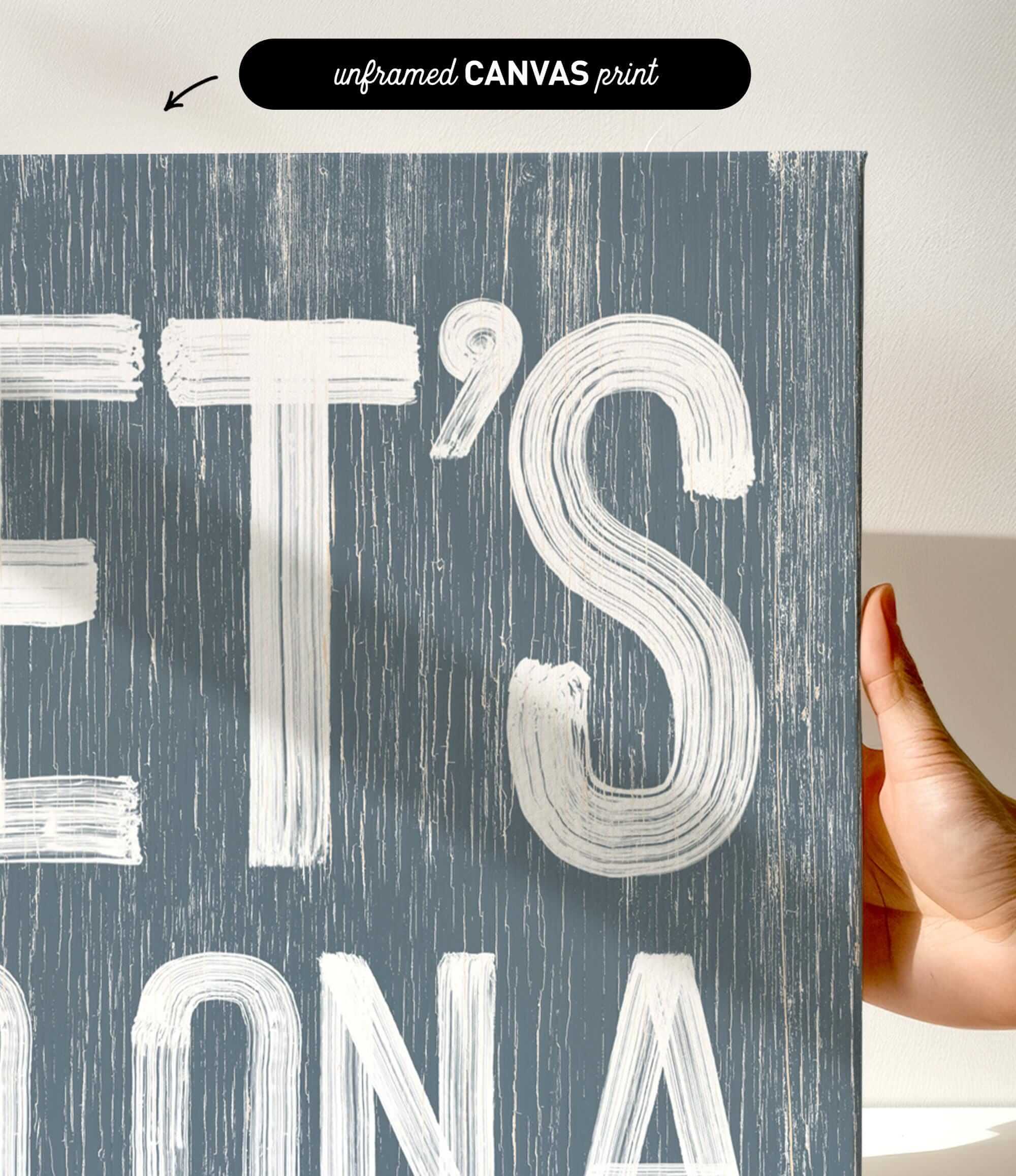 a person holding up a sign that says it&#39;s bona