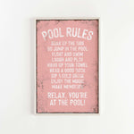 a pink poster with a poem on it