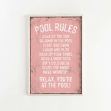 a pink poster with a poem on it