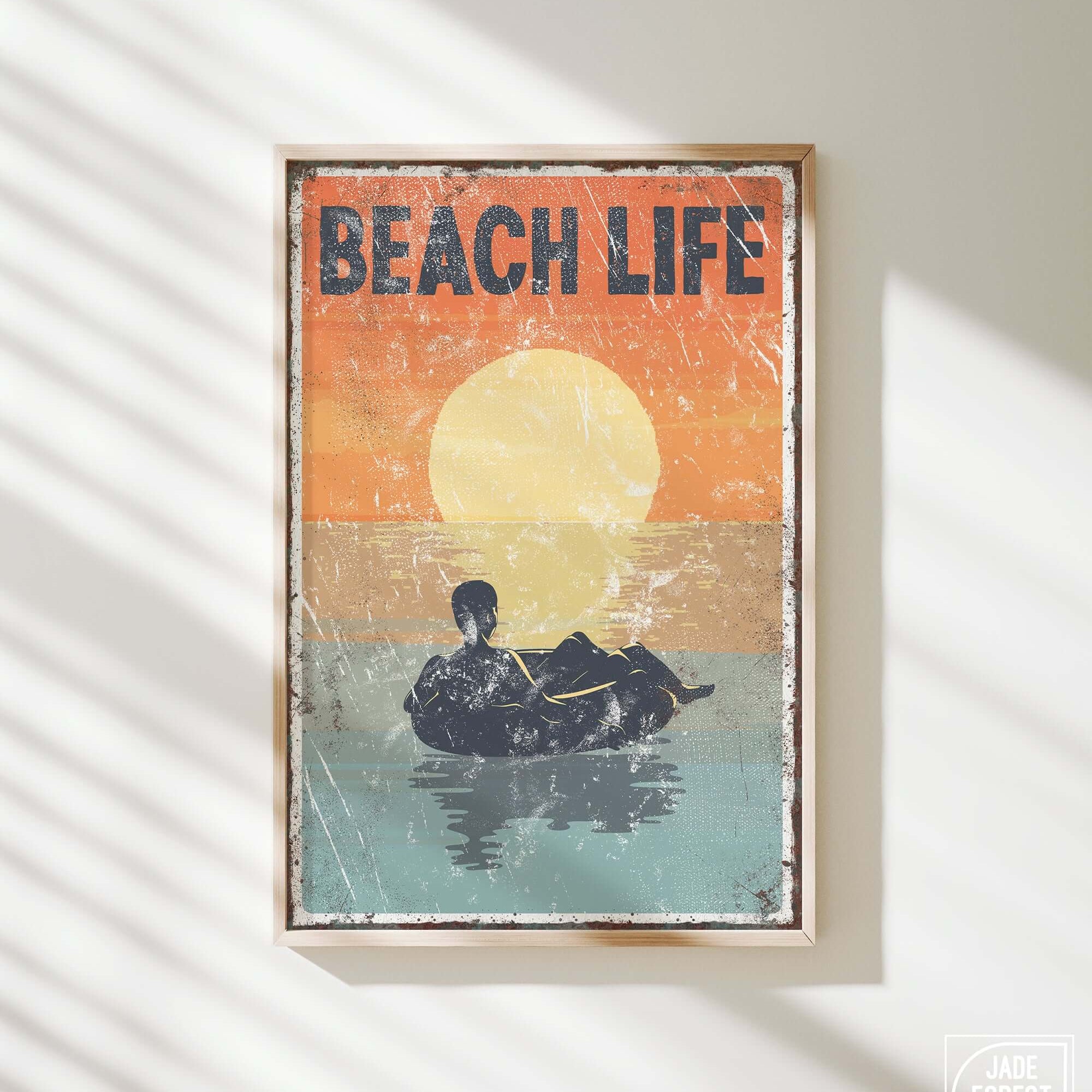 a picture of a man floating in the water