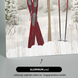 a picture of a pair of skis in the snow