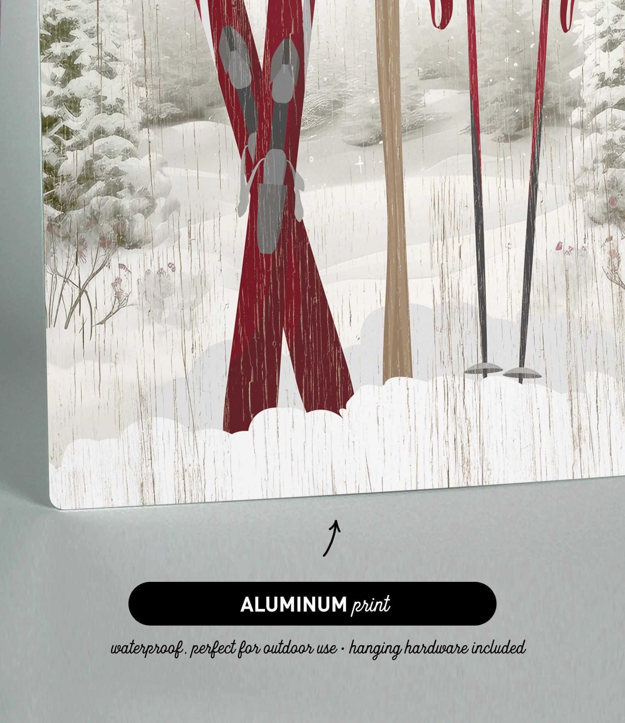 a picture of a pair of skis in the snow