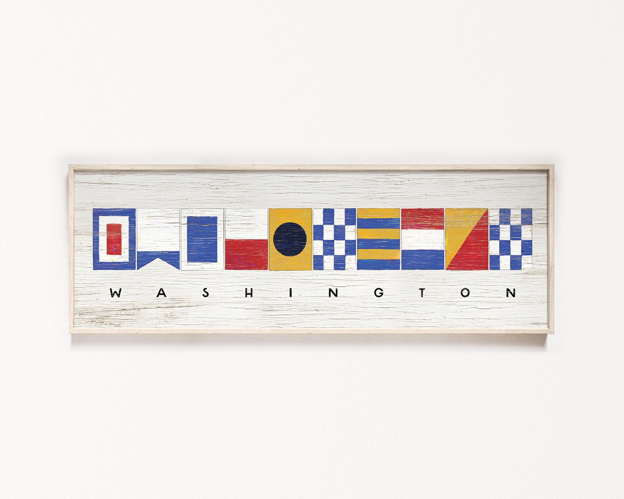 a picture of a wooden sign that says love washington