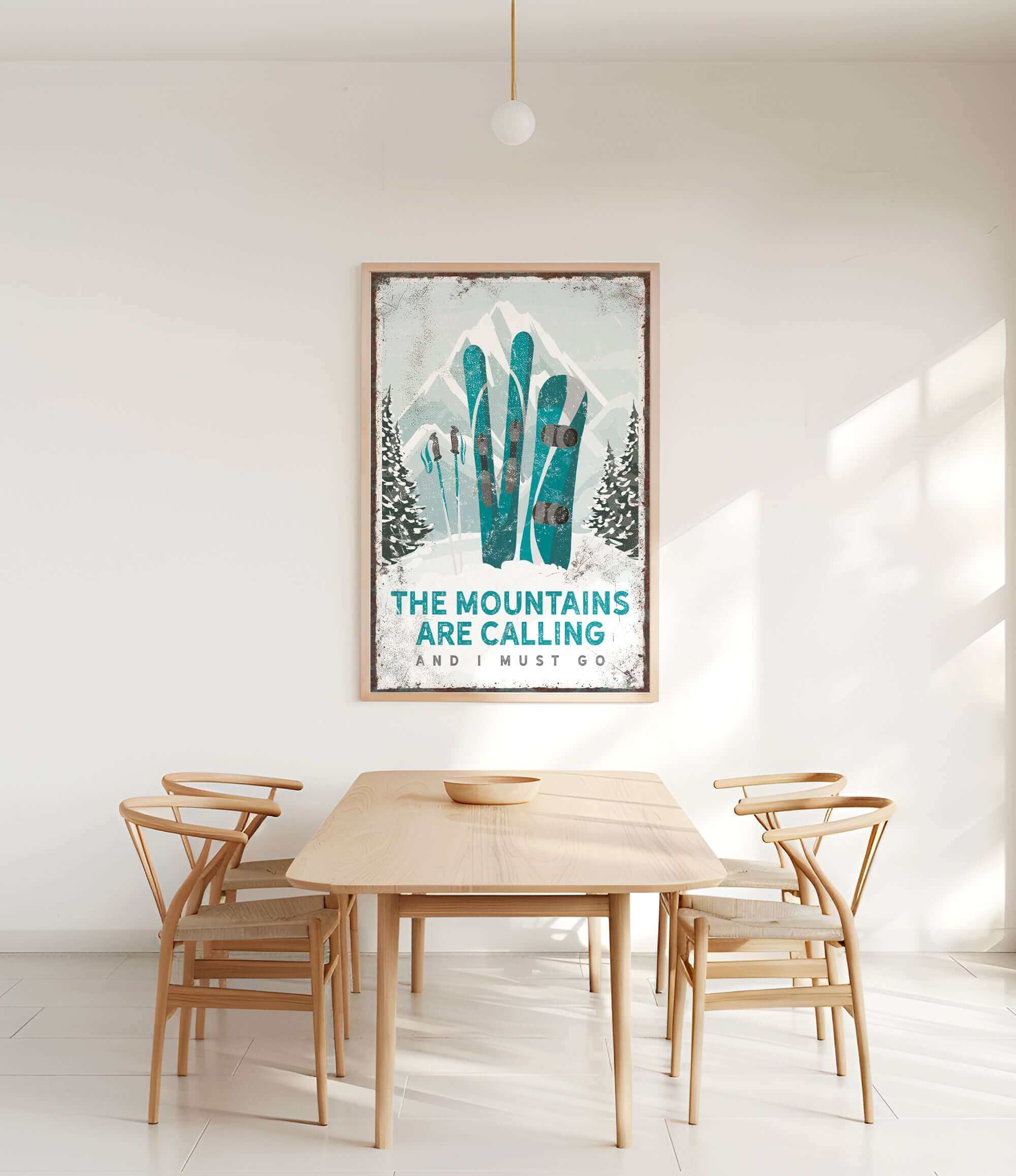 a picture of a table and chairs in a room